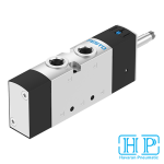 شیر برقی تک بوبین پنوماتیکی 5/2 سایز 1/4 فستو VUVS-L25-M52-MD-G14-FN